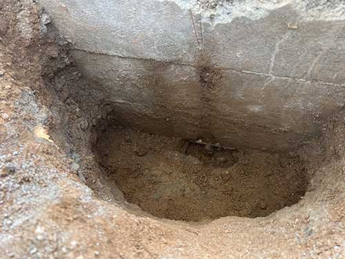 Leak 2 Excavation Leak 2 Excavation