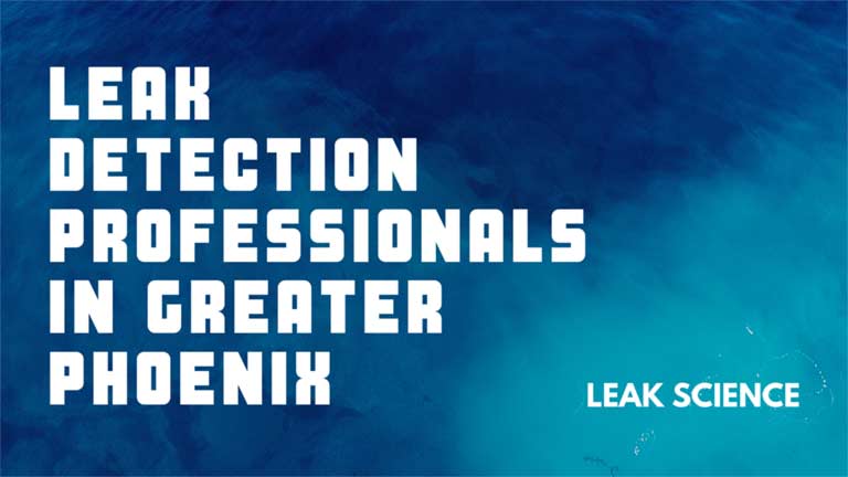 Leak Detection Professionals In Greater Phoenix