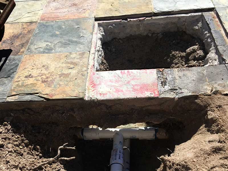 Leak Detection Experts in Phoenix Working On Flagstone