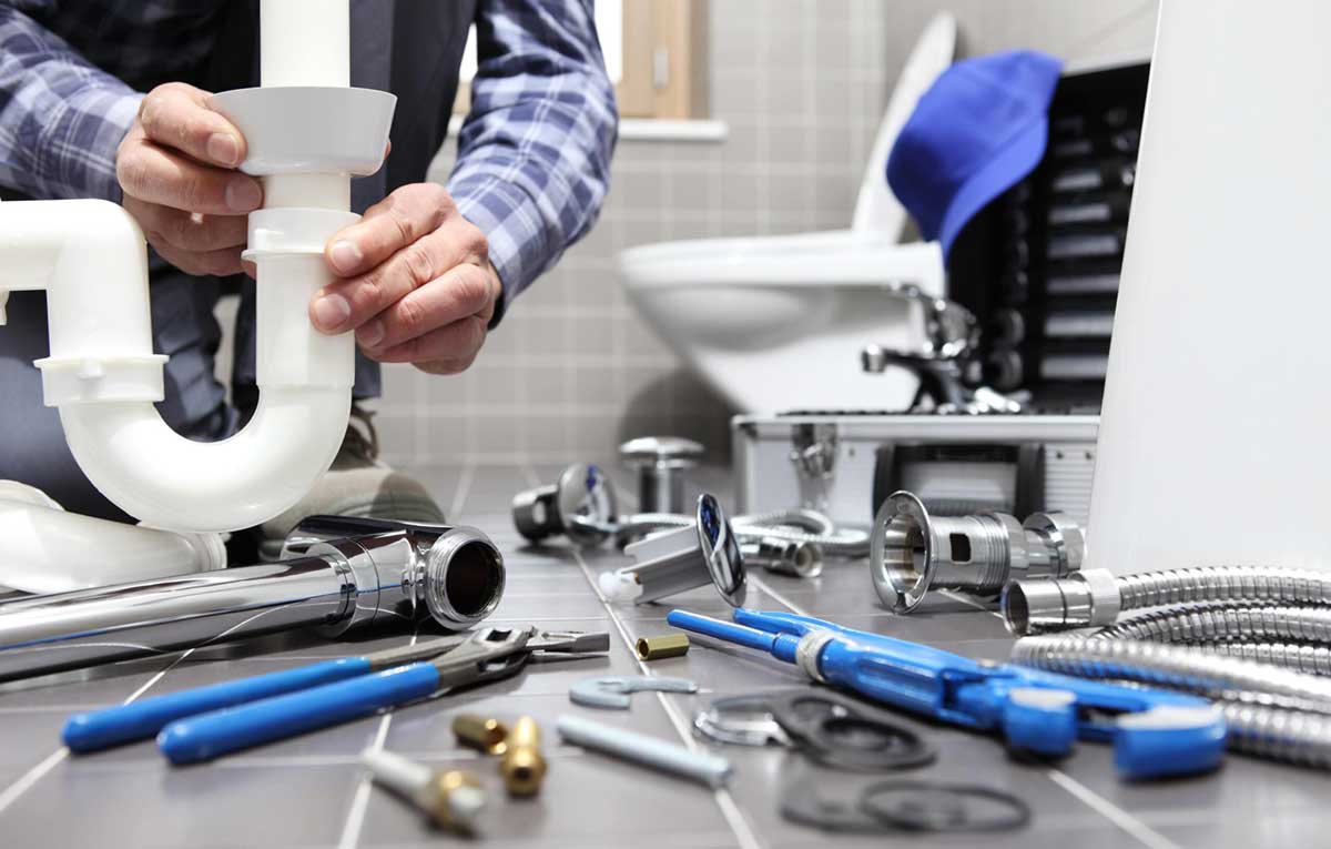 Plumber Working On P Trap Plumber Working On P Trap