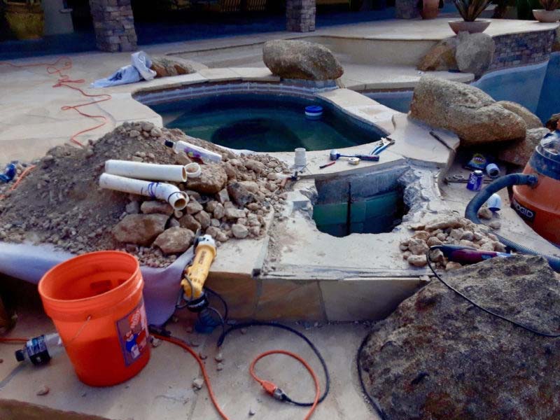 Repairing Broken Pool Pipes