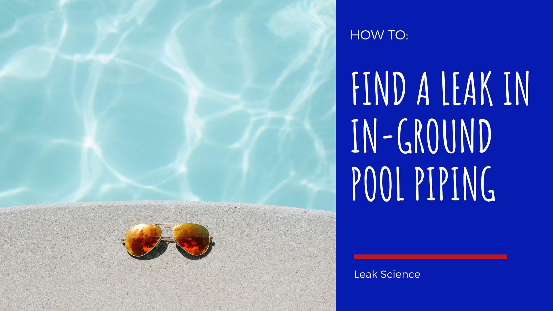 finding a leak in an above ground pool